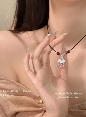 新中式平安锁项链女复古国潮轻奢小众2026新款爆款设计感百搭颈链