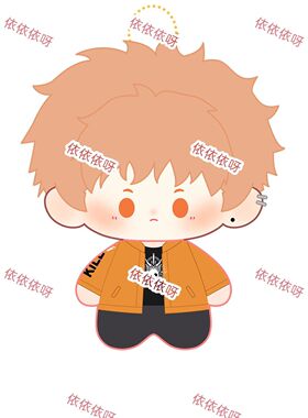 原创莫关山10cm努努体棉花娃娃19天同人周边玩偶公仔