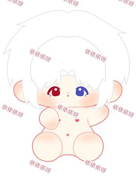 原创ch法15cm坐姿棉花娃娃拟二次元学玩偶公仔countryhumans周边