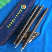 鸡翅木健身气功太极养生杖折叠棍拼接三合一实木鞭杆组合瑜伽木棍