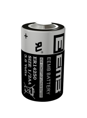 EEMB原装正品锂电池ER14250 3.6V 1200mah1/2AA工控仪表设备PLC