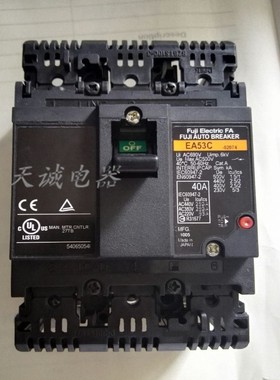 原装正品日本富士FUJI断路器 EA53C EA33C 15A/20/3040/50A