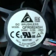 全新台达 QFR0624SH 24V 0.15A 6025 伺服驱动器变频器 散热风扇