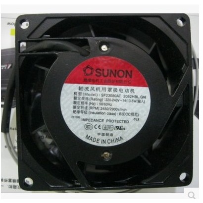 建准SF23080AT 2082HBL/HSL.GN 220V散热风扇8cm厘米8025