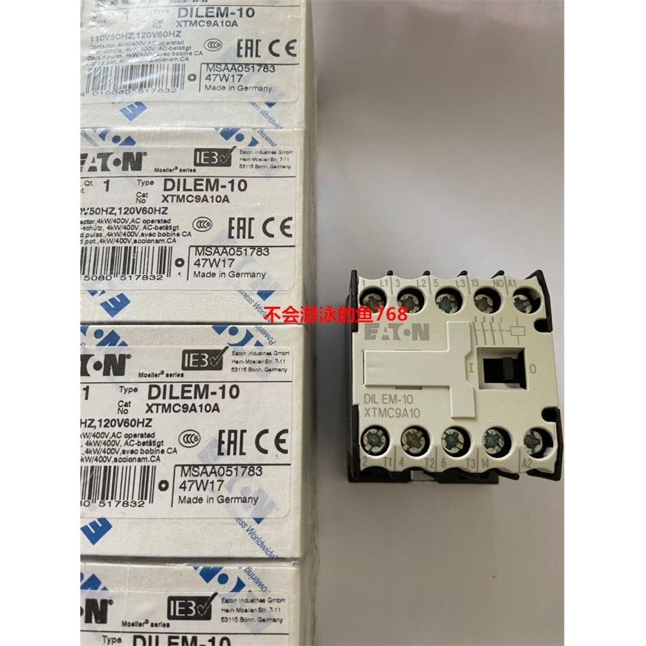 全新伊顿EATON DILEM-10 110V 原装进口交流接触器金钟穆勒开关