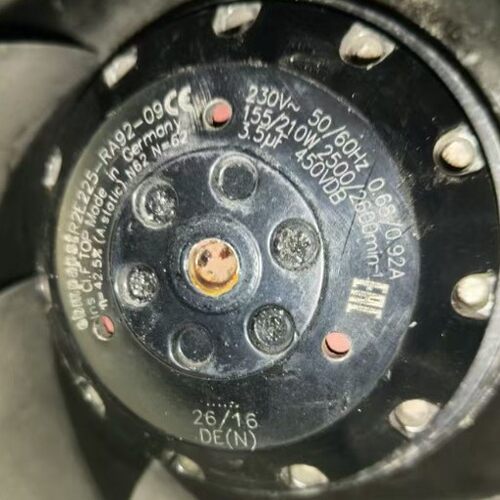 德国ebmpaspt离心风机R2E225-RA92-09净化器消毒柜变频器散热风机