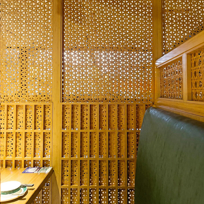 高档镂空竹编手工编织装饰竹席网席民宿餐厅茶室吊顶装修隔断屏风