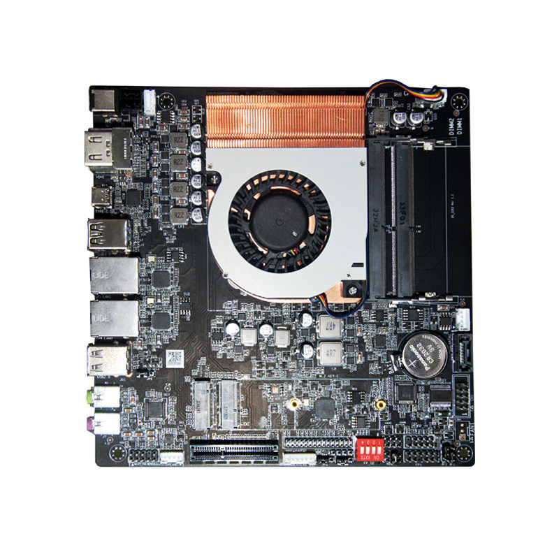 超薄AMD锐龙R5 R7 5825U 17*17 mini-itx主板一体机工控主板 双网