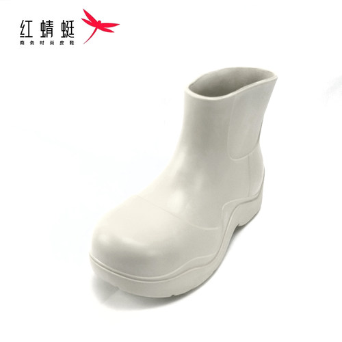 REDDRAGONFLY/红蜻蜓时尚厚底防滑外穿软底防水雨靴女鞋C4201292