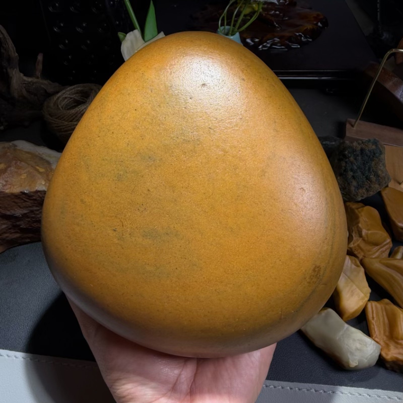 天然沙漠漆原石摆件品相完美无裂纹纯天然无优化重4274克地表籽料