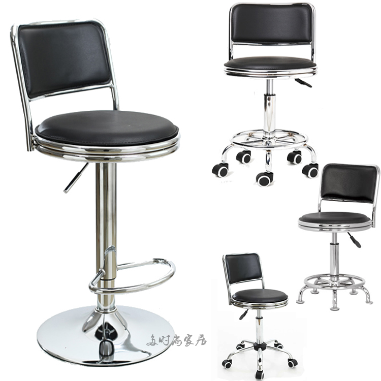 宜正品移动家用电脑椅靠背吧台椅接待椅前台椅酒吧椅旋转升降椅子