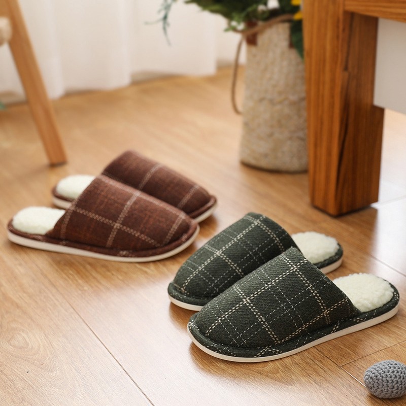 毛呢拖鞋男冬季保暖居家室内家用加绒2021年新款女士防滑厚底棉托,居家布艺,居家棉拖/棉鞋,淘宝优惠券,粉丝福利购,淘宝优惠卷