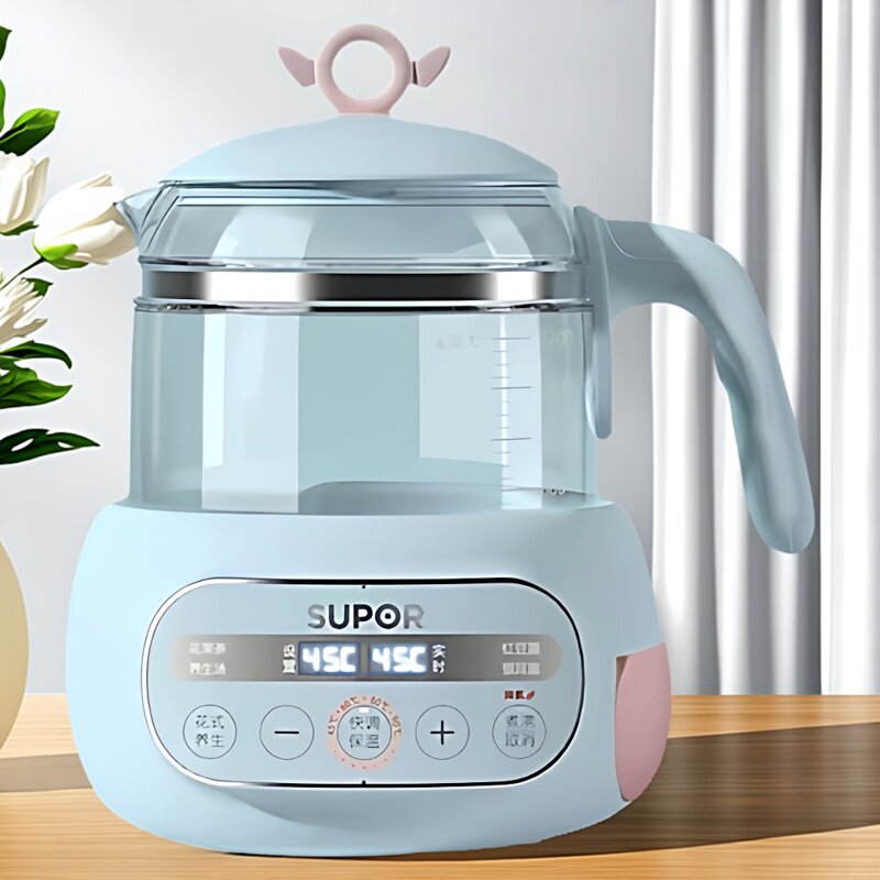 调奶器恒温玻璃水壶配件适配小白熊5017/5013苏泊尔BW01/BW02玻璃