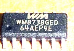 集成IC电路芯片WM8738GED  WM8738  SOP14原装拆机质量保证