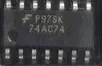 集成IC电路芯片74AC74SCX SOP-14贴片 74AC74 逻辑IC