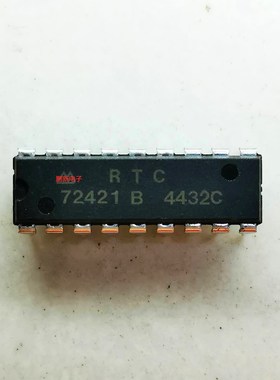 集成IC电路芯片RTC72421A  RTC72421B  RTC72421  DIP原装拆机