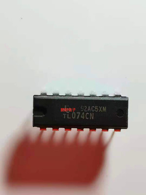 集成IC电路 TL074 TL074CN DIP-14 低功耗运放芯片 运算放大器