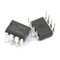ICL7660 ICL7660SCPAZ DIP8 CMOS直流转换器+5V 转 -5V