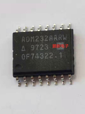 集成IC电路芯片ADM232AARW   ADM232  SOP16  7.2MM原装拆机