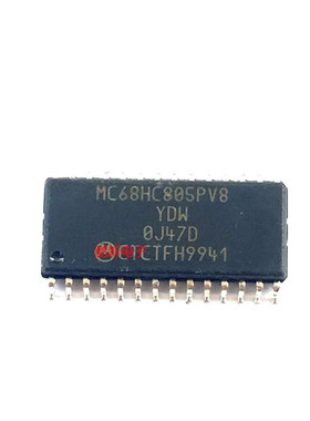 集成IC电路芯片MC68HC805PV8YDW  MC68HC805   SOP28原装拆机