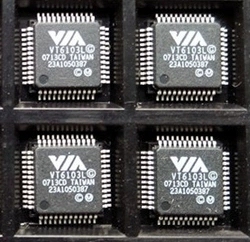 集成IC电路芯片VT6103L  VT6103   QFP原装拆机质量保证