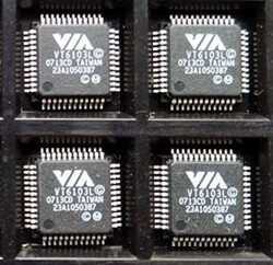 集成IC电路芯片VT6103L  VT6103   QFP原装拆机质量保证