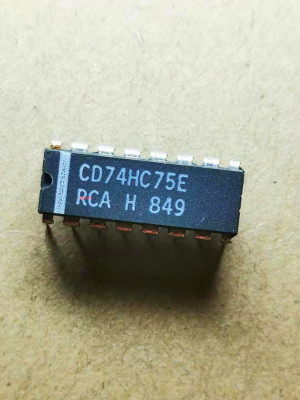 集成IC电路芯片CD74HC75E  CD74HC75  DIP原装拆机质量保证
