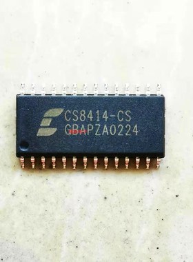 CS8414-CS CX8414 数字音频接收器IC解码 进口28表贴脚SOPIC集成