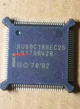 集成IC电路芯片KU80C188EC25原装拆机质量保证QFP