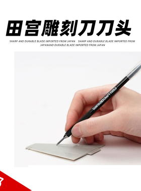 田宫精密雕刻刀刀片  高达航模模型改造工具 刻线刀刀片 74138