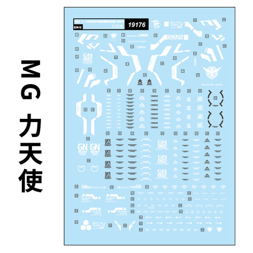 洛克恩模型水贴纸中环高达力天使
