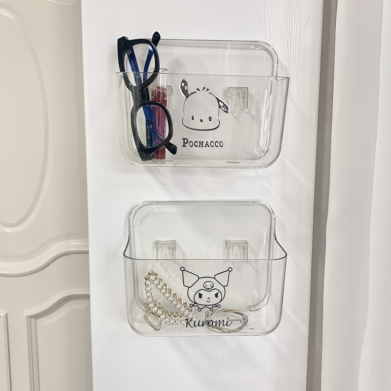 家用浴室牙刷洗面奶置物架免打孔壁挂收纳盒亚克力透明化妆品收纳,收纳整理,整理架/置物架/收纳架,淘宝优惠券,粉丝福利购,淘宝优惠卷