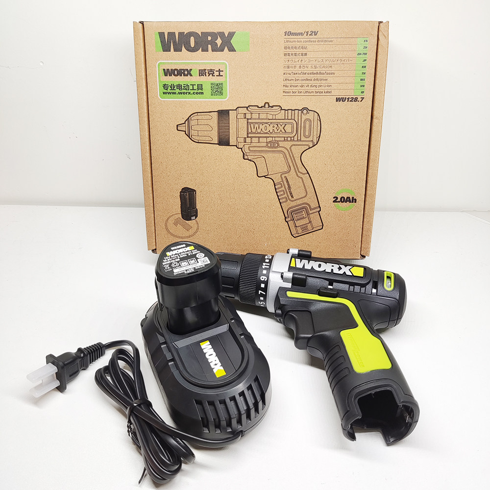 VICKERS WU128 전기 드릴 WU130X 임팩트 드릴 충전식 핸드 드릴 전기 스크루 드라이버 주택 개선 도구