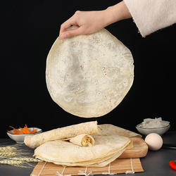 纯手工小麦饼永康特产咸香味卷菜有嚼劲夹肉饼皮当天现做新鲜美食