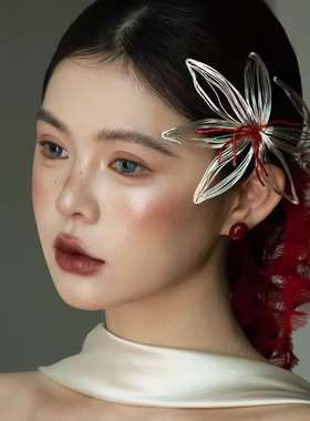 新中式独特头饰高级感新娘发饰
