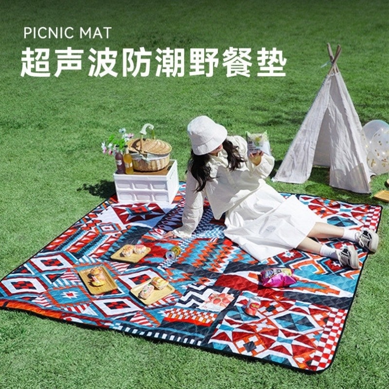野餐垫防潮垫帐篷地毯野外防水垫子户外露营加厚野炊草坪沙滩地垫