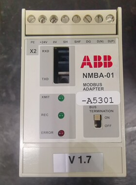 ABB变频器ACS800 Modbus适配器模块NMBA-01原装拆机功能包好实物
