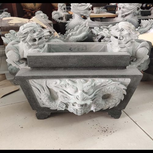 龙狮子头香炉圆方形寺庙祠堂祭祀