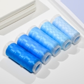 时尚 水晶坊翠兰渐变5卷高光缠花线300D单股丝绒线diy发簪胸针材料