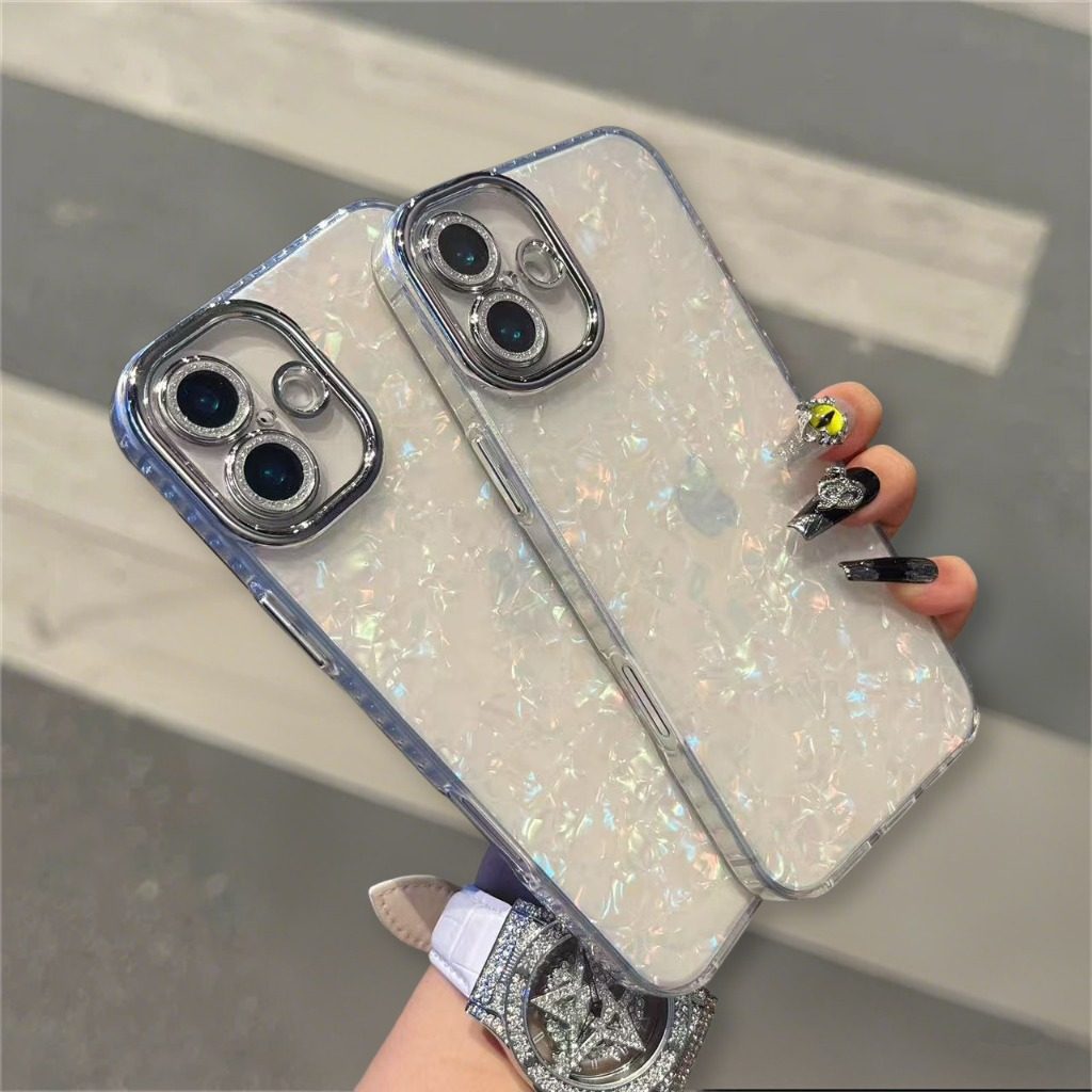精孔贝壳苹果16pro max手机壳批发 适用iPhone XS XR 12 13 11 15 14 plus全包新款女保护小众保护男护镜