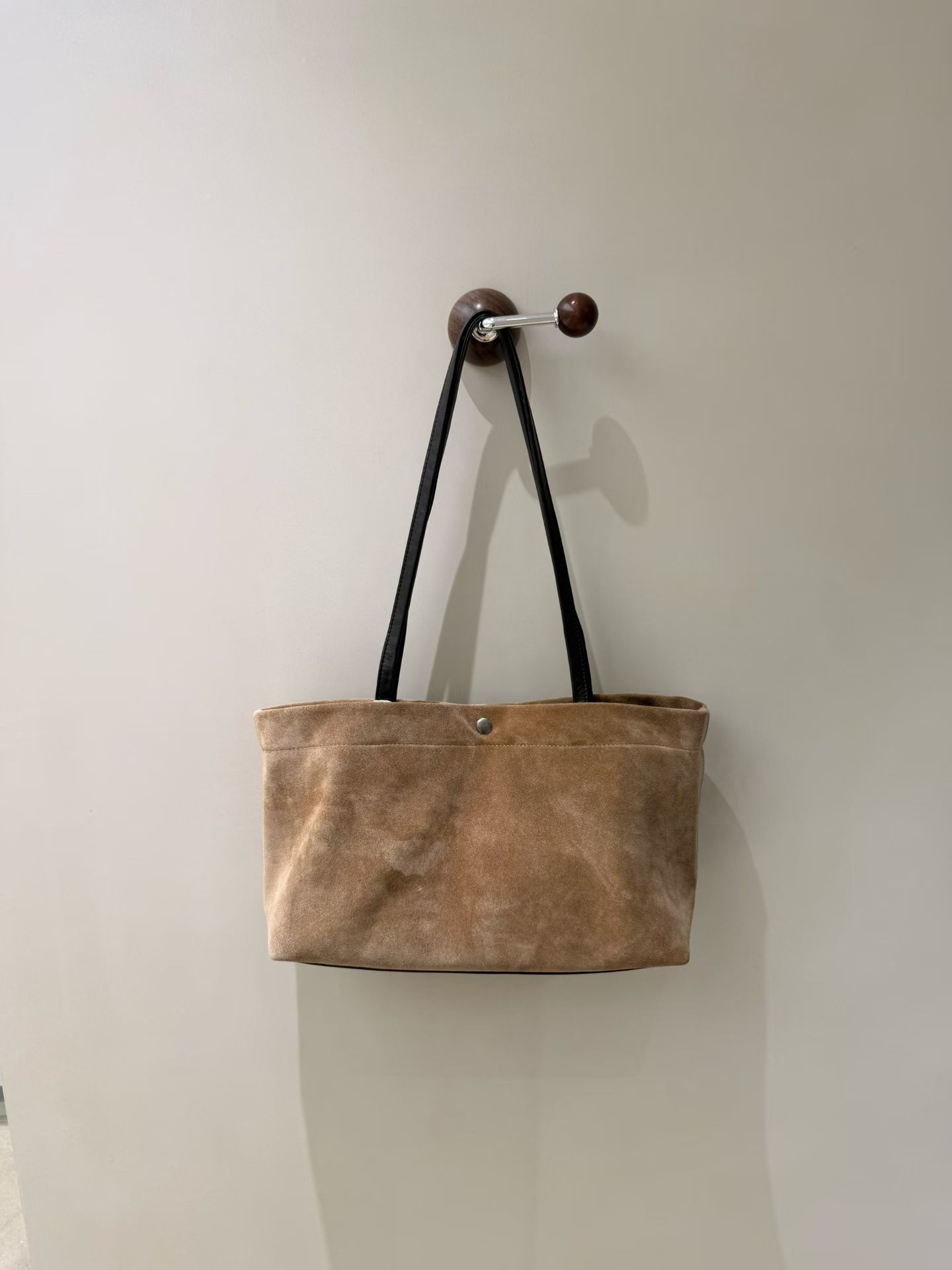 包包女2026新款秋冬磨砂麂皮绒手提单肩腋下托特包通勤百搭购物袋
