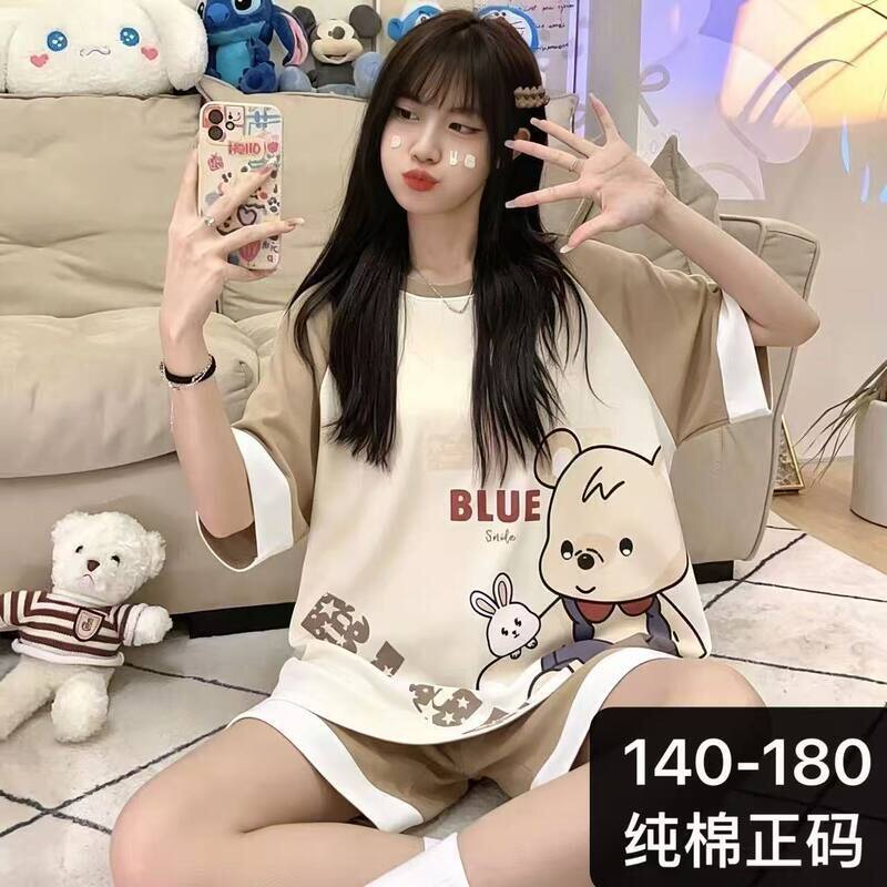！柜子！纯棉女童2件套（居家外出百搭均可 宝妈可穿亲子款）