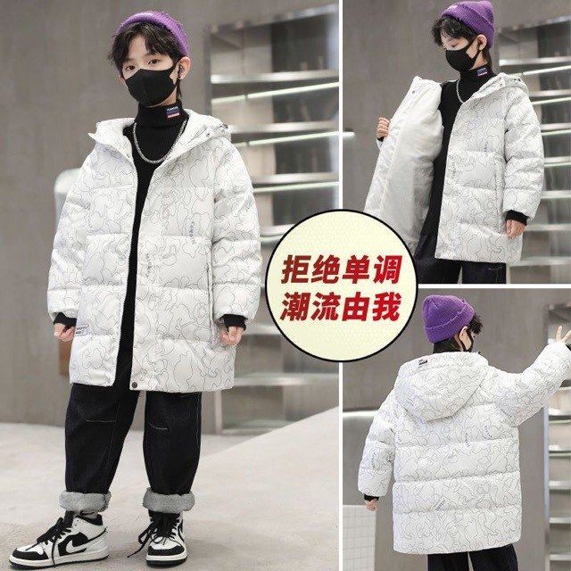 大福利男童棉衣冬季加绒加厚保暖