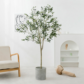 北欧ins仿真绿植盆栽橄榄树落地大型假植物摆件室内客厅装 饰造景