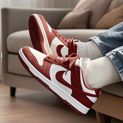 耐克/Nike Dunk Low 白绿低帮复古百搭运动耐磨休闲板鞋 HJ7673