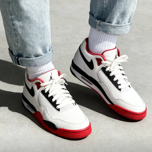 Nike Flight Legacy男女子红白经典风格中帮复古篮球鞋BQ4212-100 - 封面