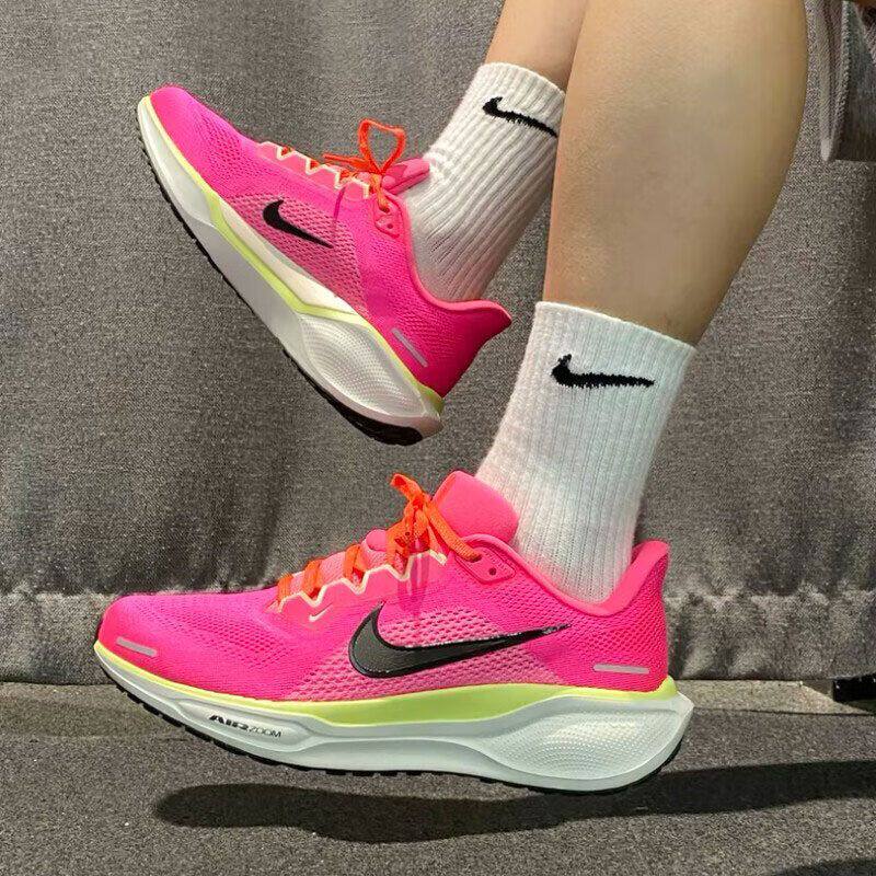 Nike Pegasus 41 男子粉色舒适透气低帮休闲运动跑步鞋HV3128-600