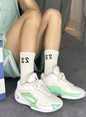 Jordan Luka 3 大童柔软舒适防滑耐磨低帮白色篮球鞋 HQ5058-107