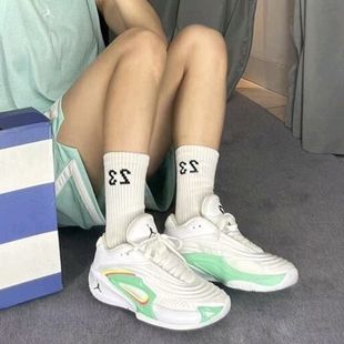 大童柔软舒适防滑耐磨低帮白色篮球鞋 Jordan Luka 107 HQ5058