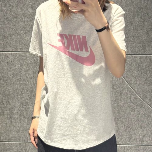 Nike  Essentials 女款灰色圆领透气简约短袖SS25T恤 DX7907-052